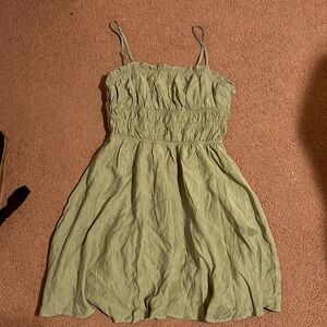 Sage Green Short Dress